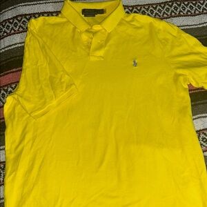 Polo by Ralph Lauren Men's Bright Yellow Polo Shirt